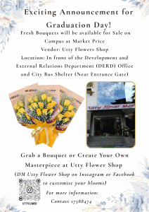 Flower Bouquets Available for Graduation Day 2025