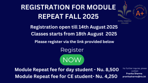Registration for Module Repeat | Fall 2025