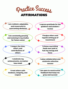Practice Success Affirmations