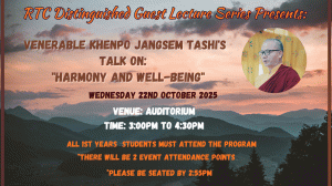 Venerable Khenpo Jangsem Tashi's Talk On: Harmony and Well-Being