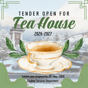 Announcement for Floating of Tea House Tender