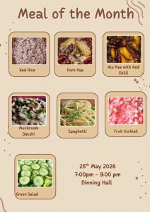 Meal of the Month