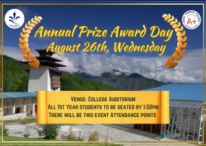 Annual Prize Award Day | Fall 2026