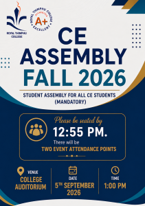 CE Assembly Fall 2026