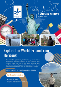 Study Abroad Programme – Spring 2027