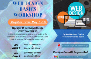 Web Design Basics Workshop by Professor Iker Etzaburu Caeiro from IDarte, Spain