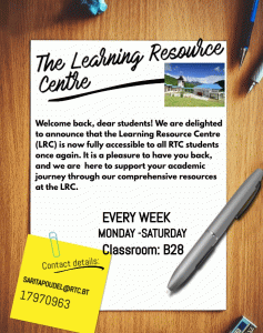  The Learning Resource Centre
