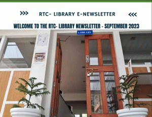 RTC LIBRARY E-NEWSLETTER SEPTEMBER 2023